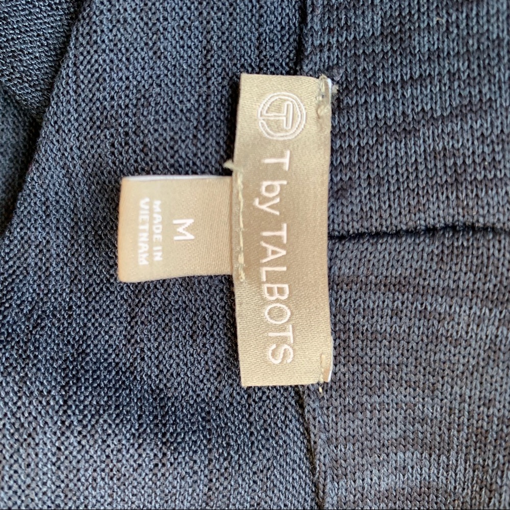 T By Talbots Open Front Draped Cardigan Sweater - image 4